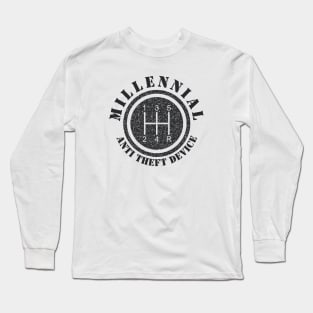 Millenial Anti-theft Device Long Sleeve T-Shirt